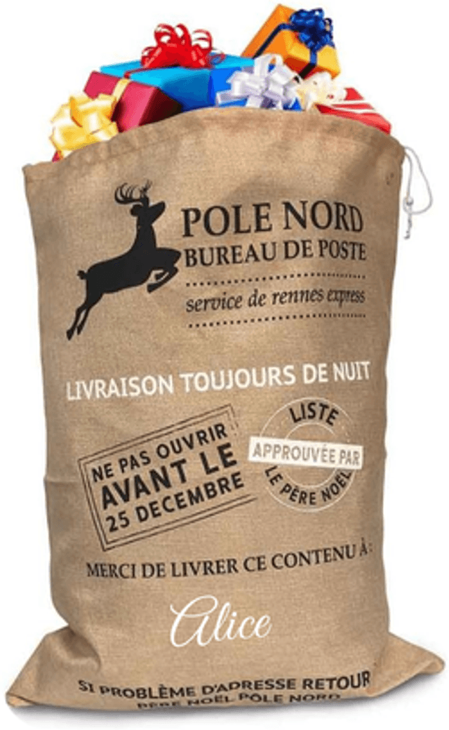 Hotte de Noël  - Renne