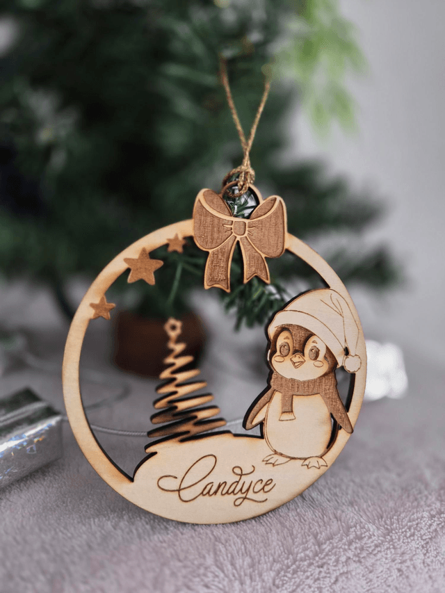 Boule de Noël &quot;pingouin&quot;